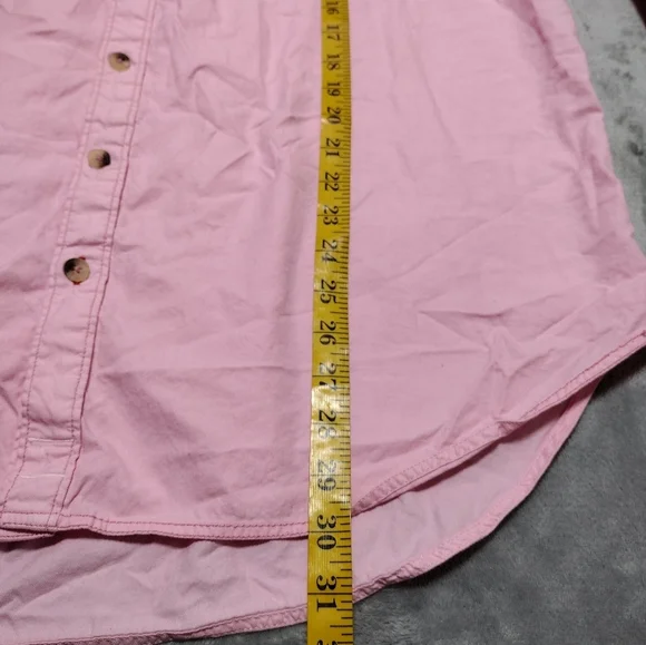 Free People We The Free Freddie Shirt Button Down Oversized Pink Size XS - Picture 12 of 12